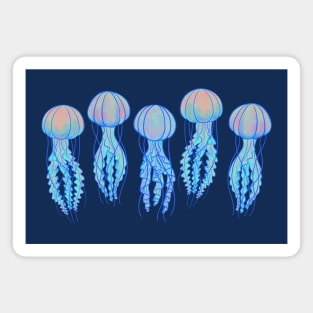 Bioluminous Jellyfish Magnet